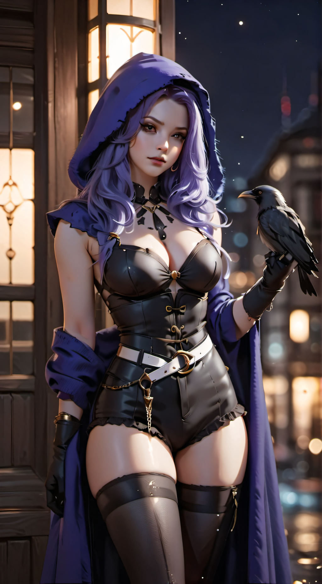 ai character: Raven background