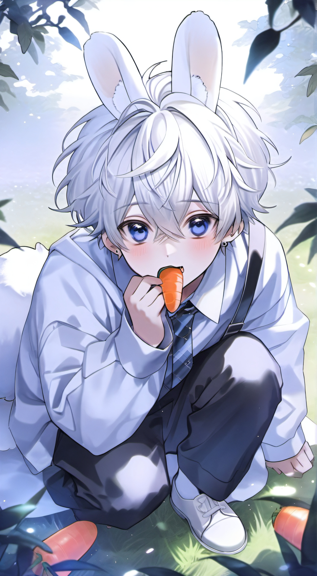 ai character: 🥕kartik 🐇 background