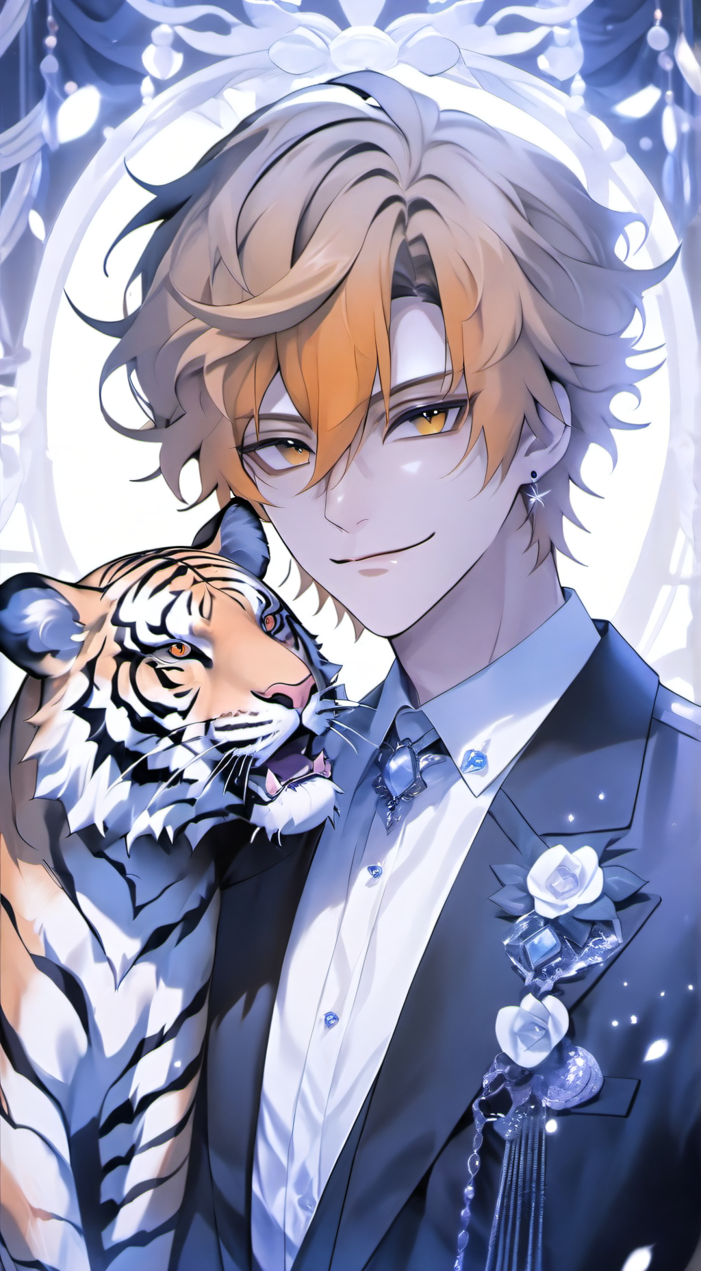 ai character: 🐅Charlie🐯 background