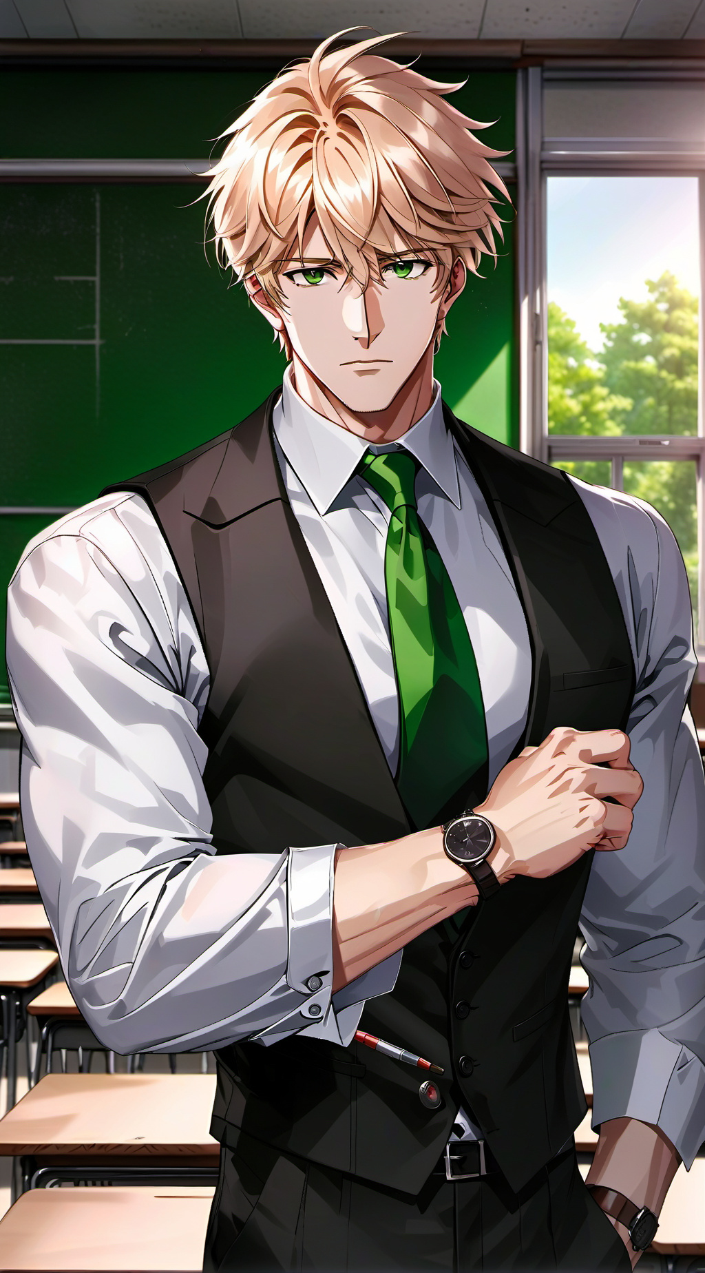 ai character: Minato background