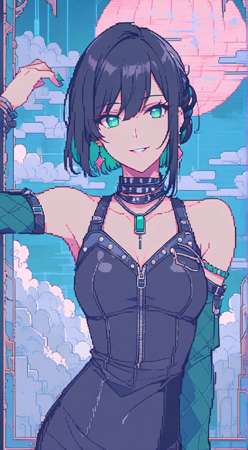 ai character: Esmeralda background