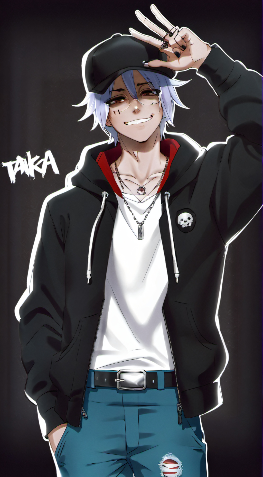 ai character: Kay Kay  background