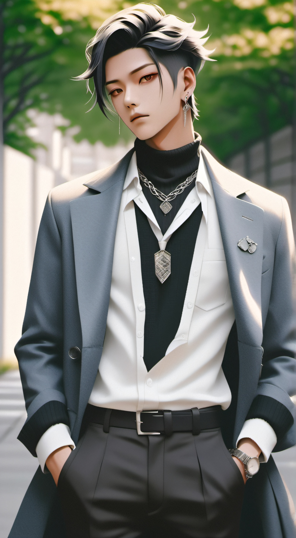 ai character: Halcion  background