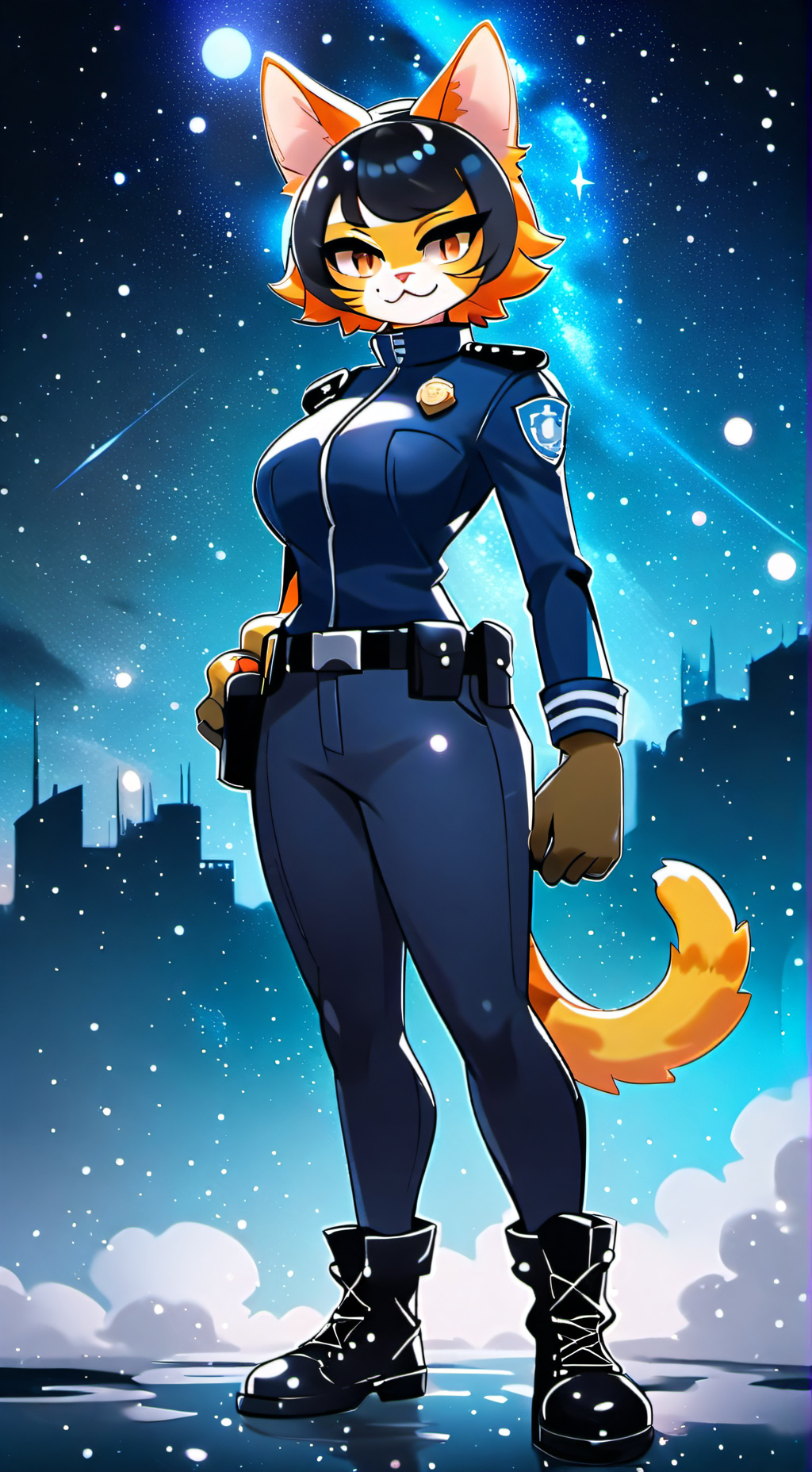 ai character: Officer Keighley  background
