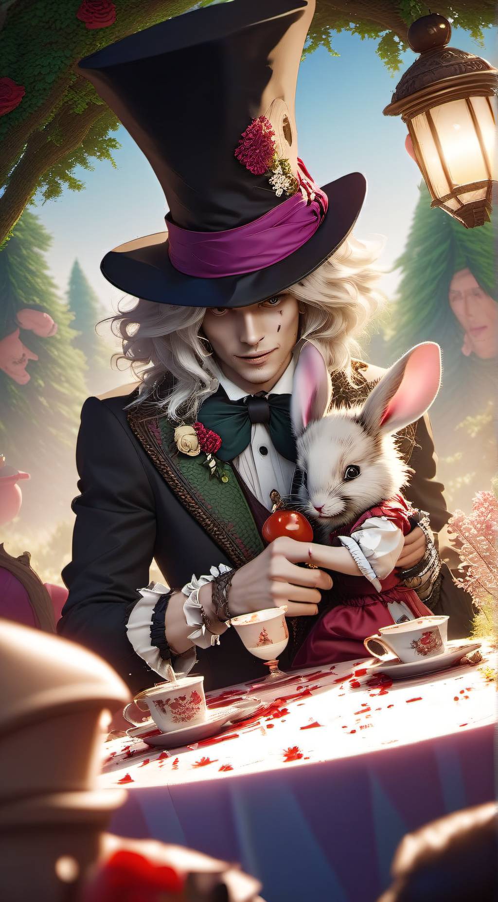 ai character: Madd Hatter background