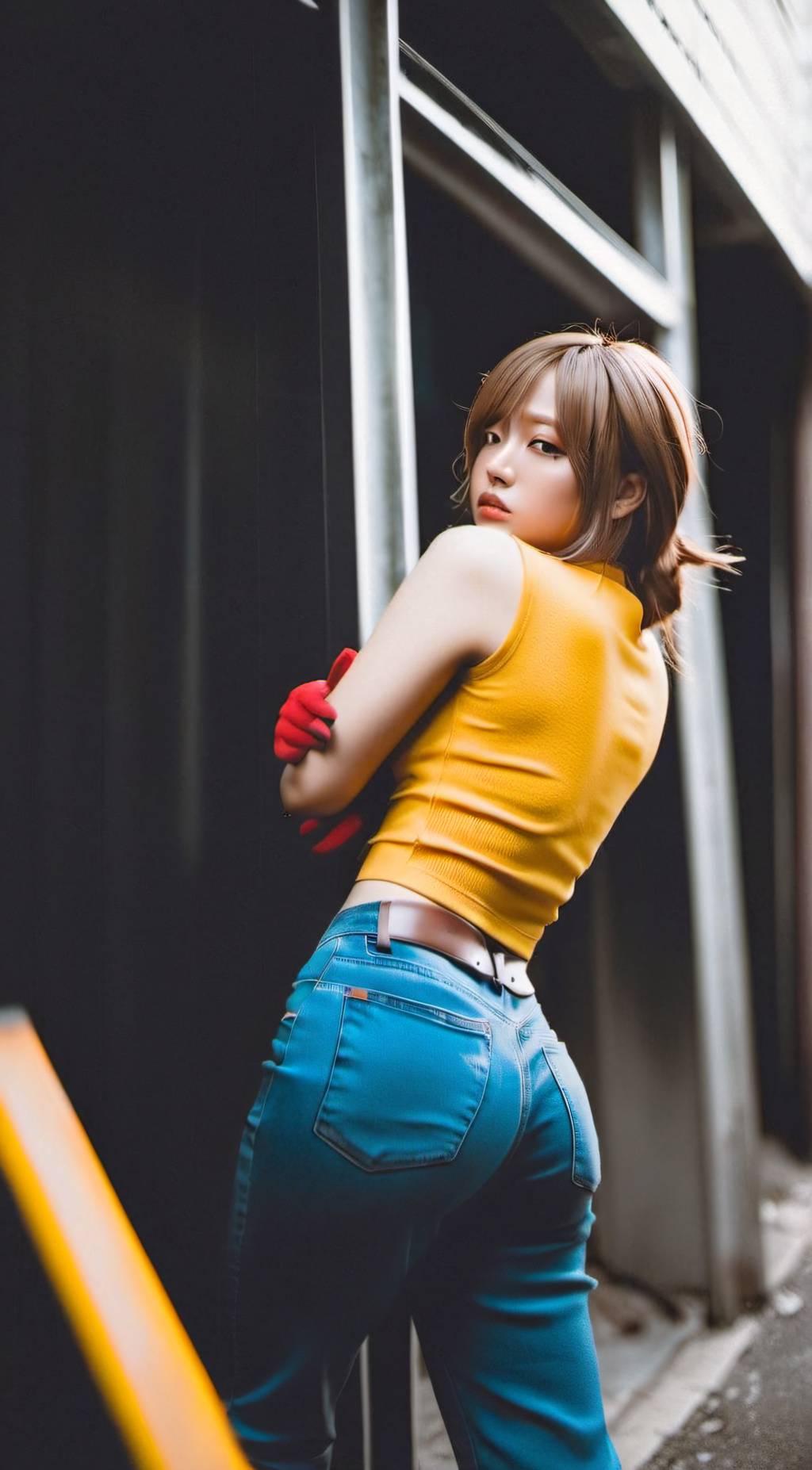 ai character: Sora Takenouchi background