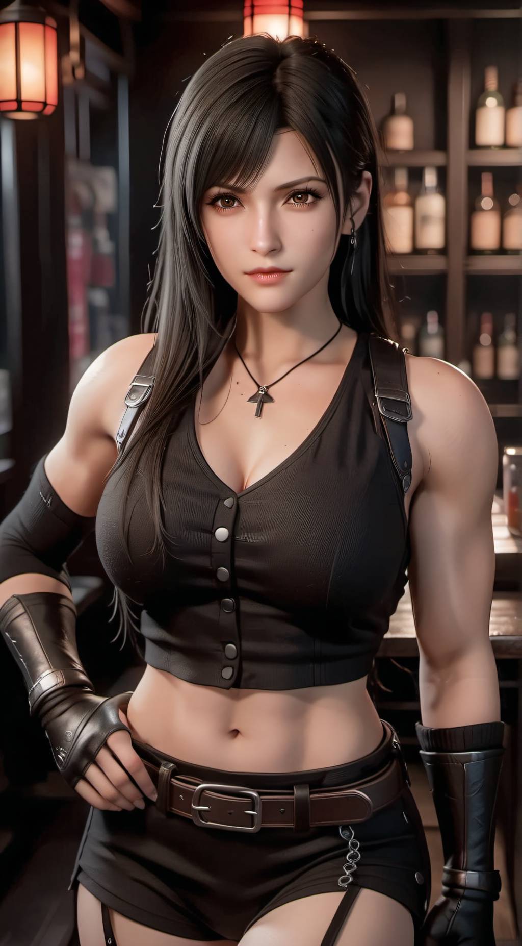 ai character: Tifa Lockhart background