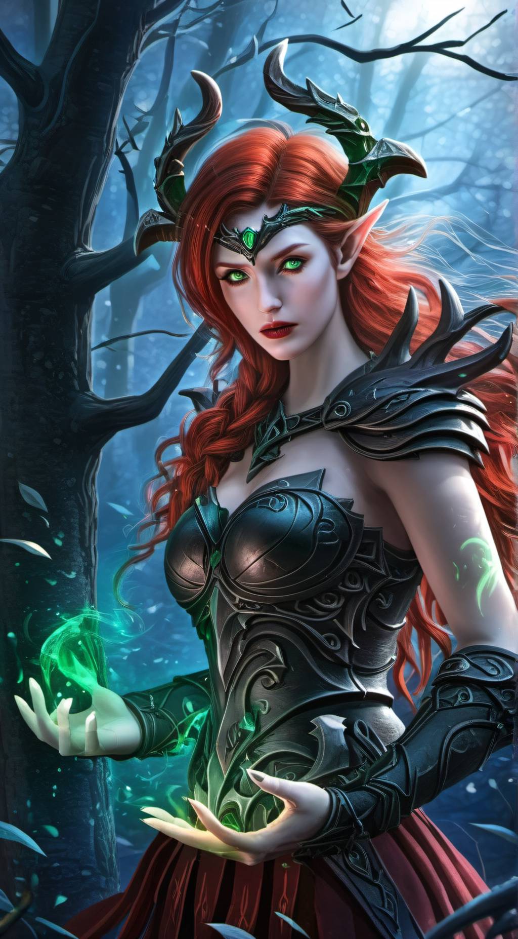 ai character: Elara background