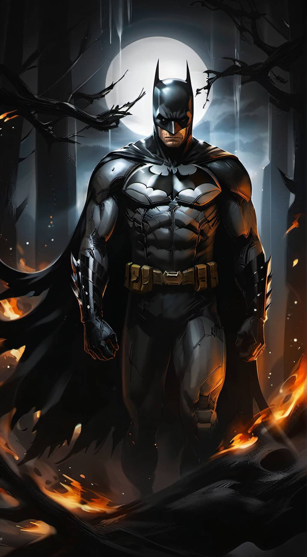 ai character: Batman background