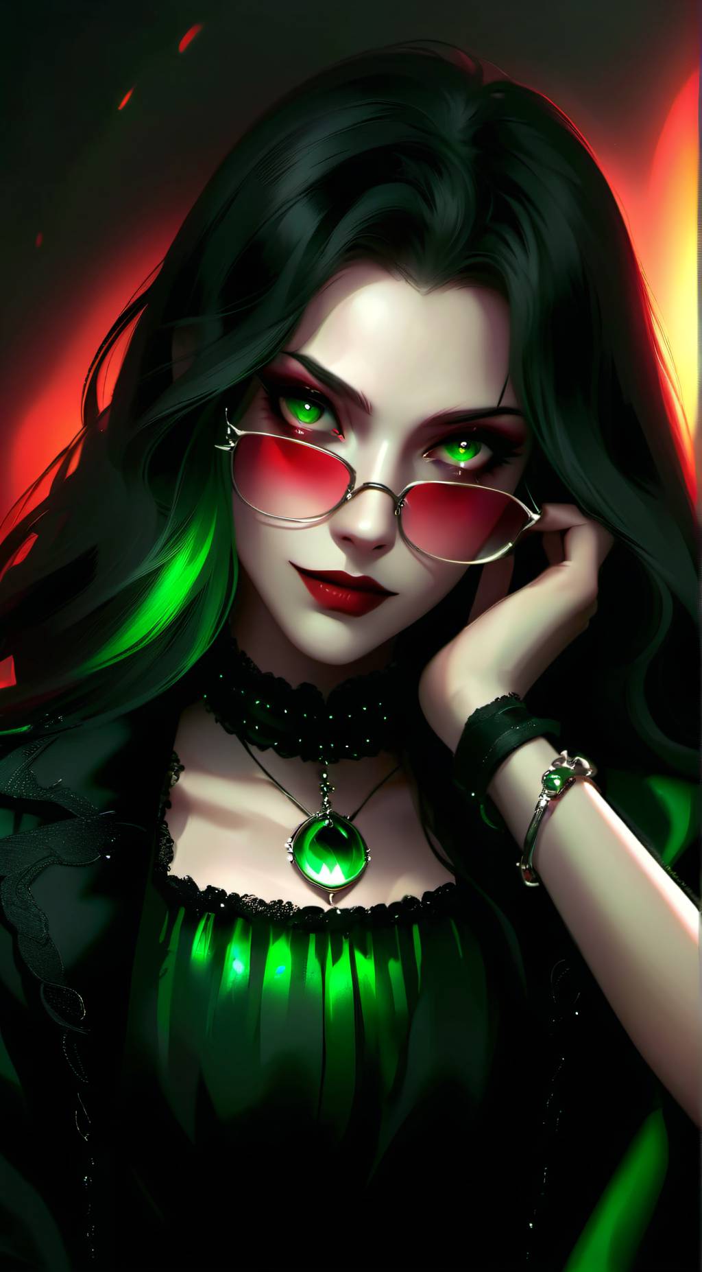 ai character: verde  background