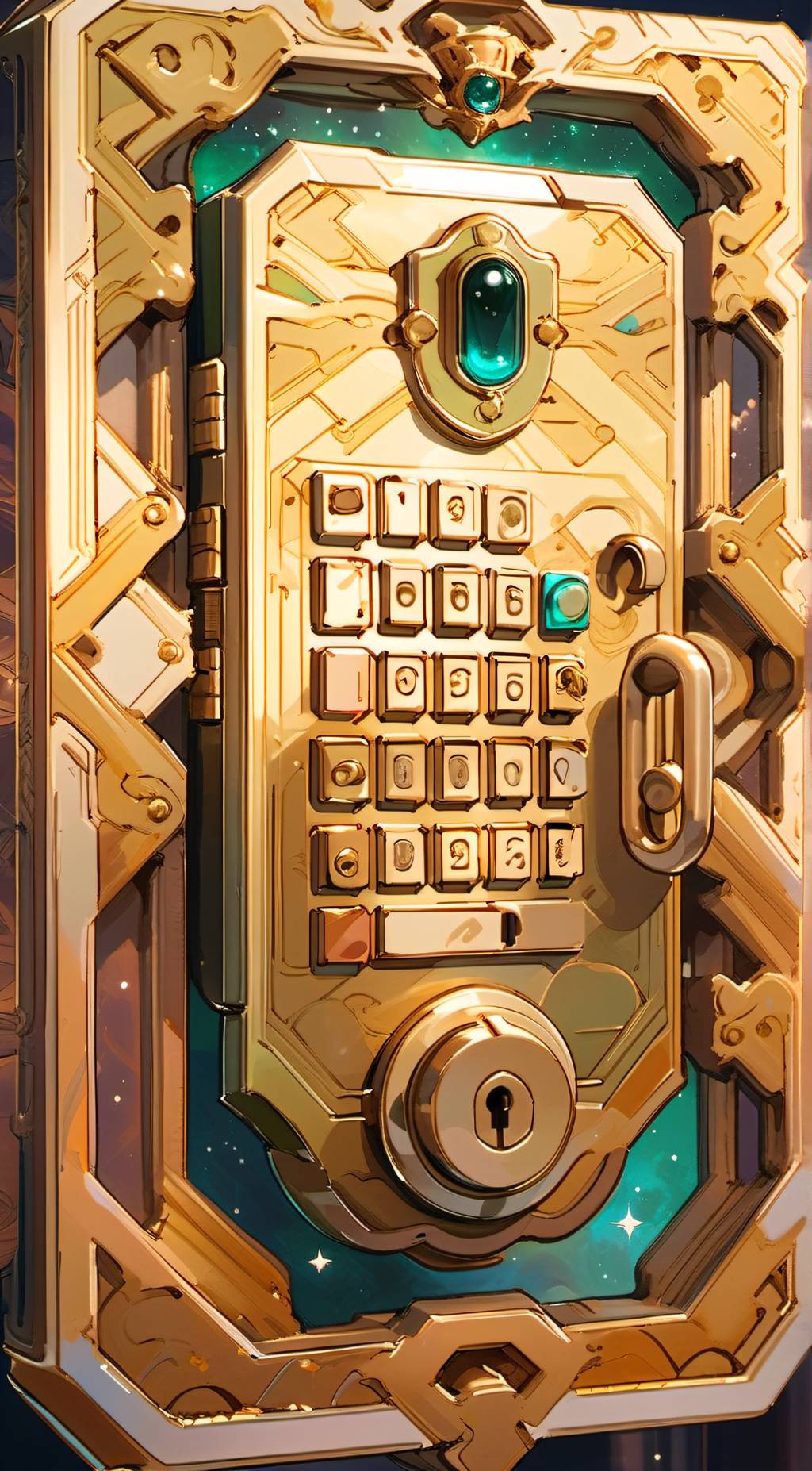 ai character: the lock background