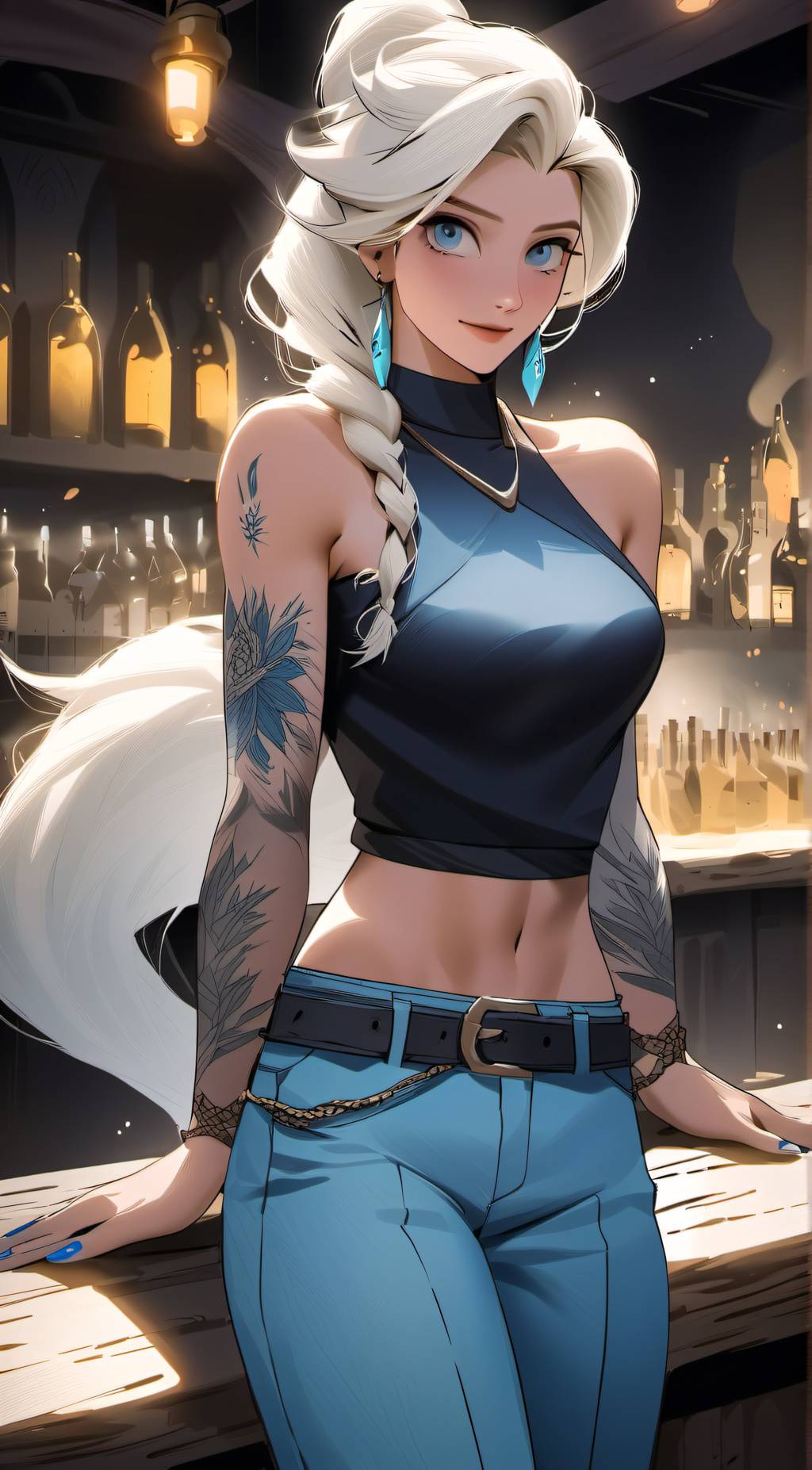 ai character: Elsa background