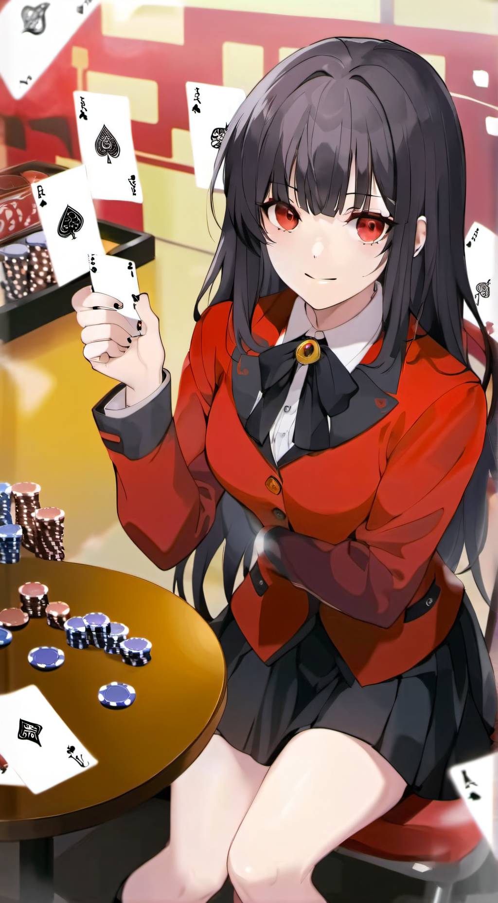 ai character: Jabami Yumeko background