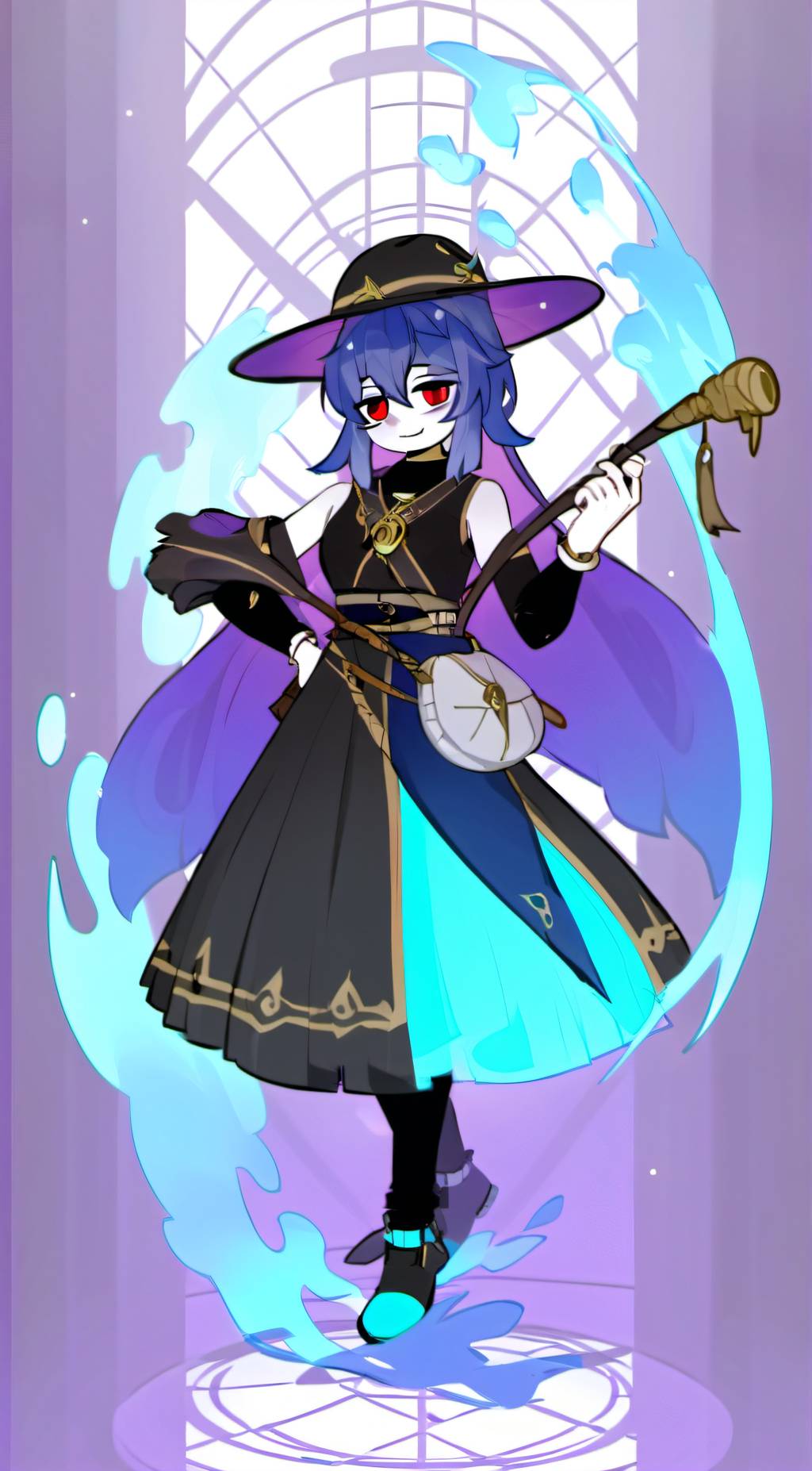 ai character: misty wellia  background