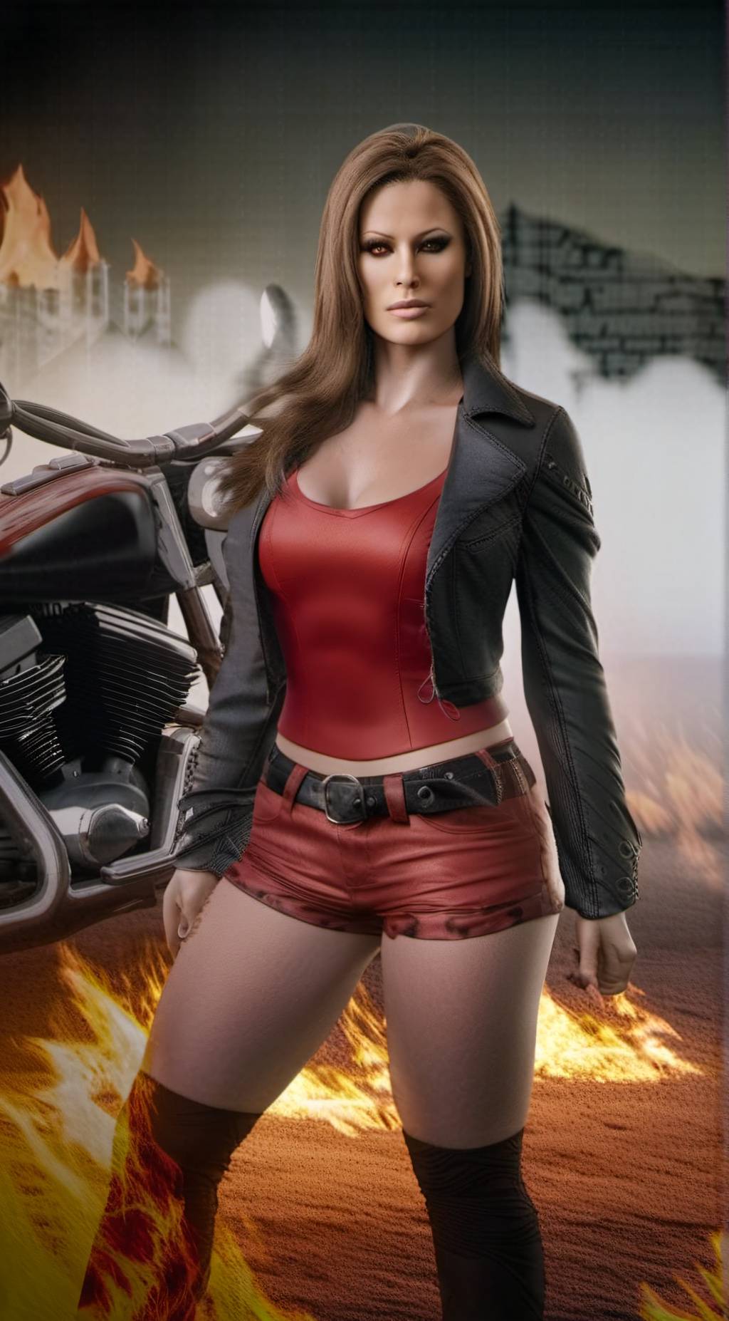 ai character: Ghost Rider: E-666 background