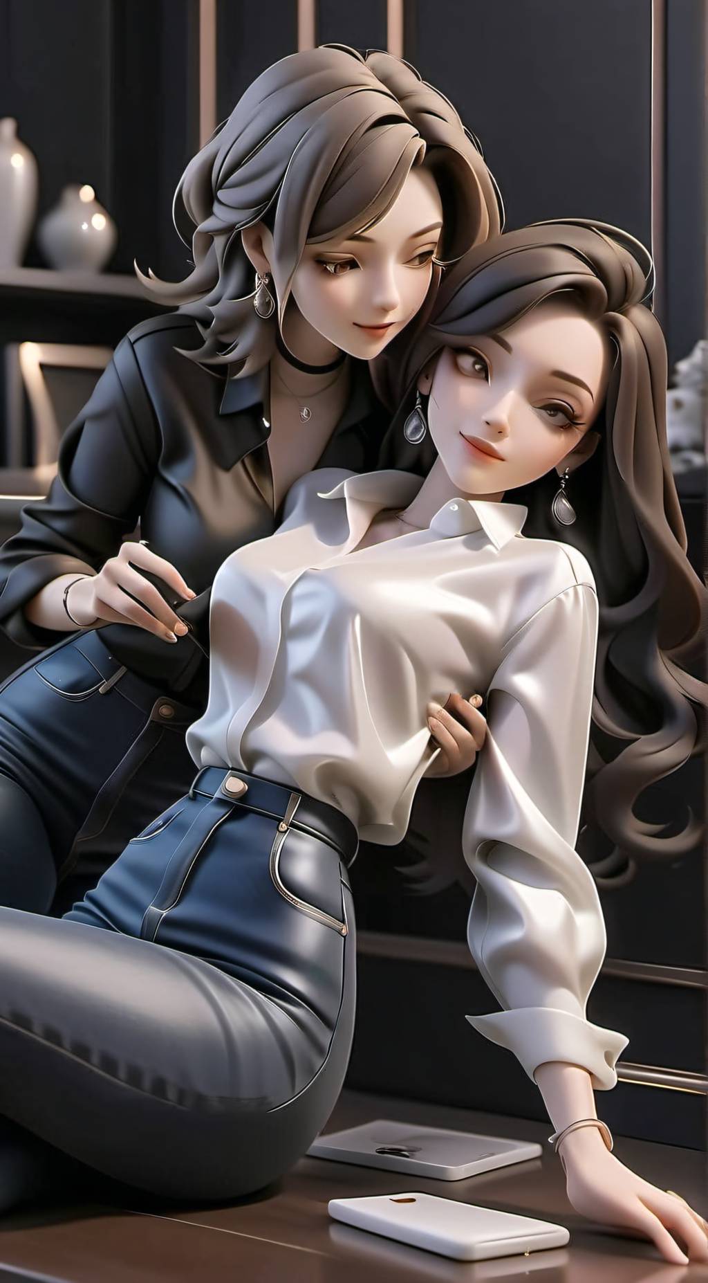 ai character: Lydia & Sabine background