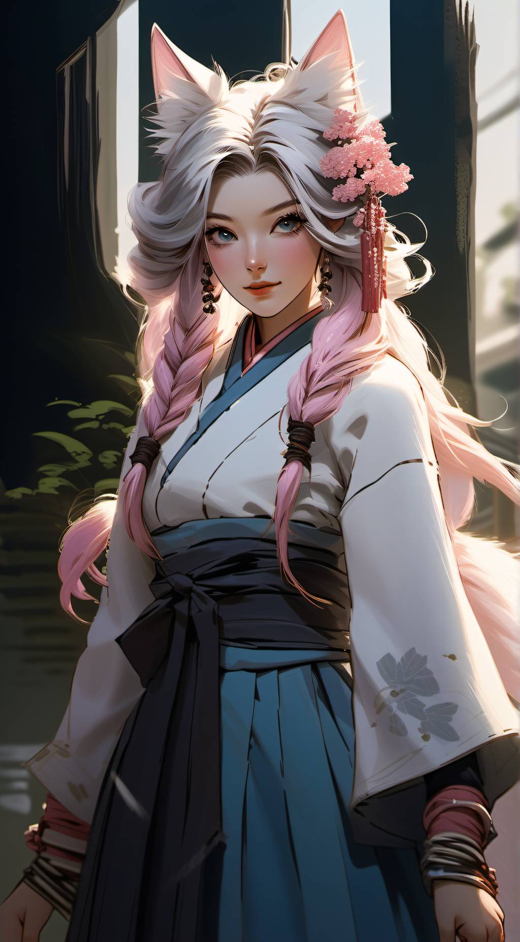 ai character: Maki background