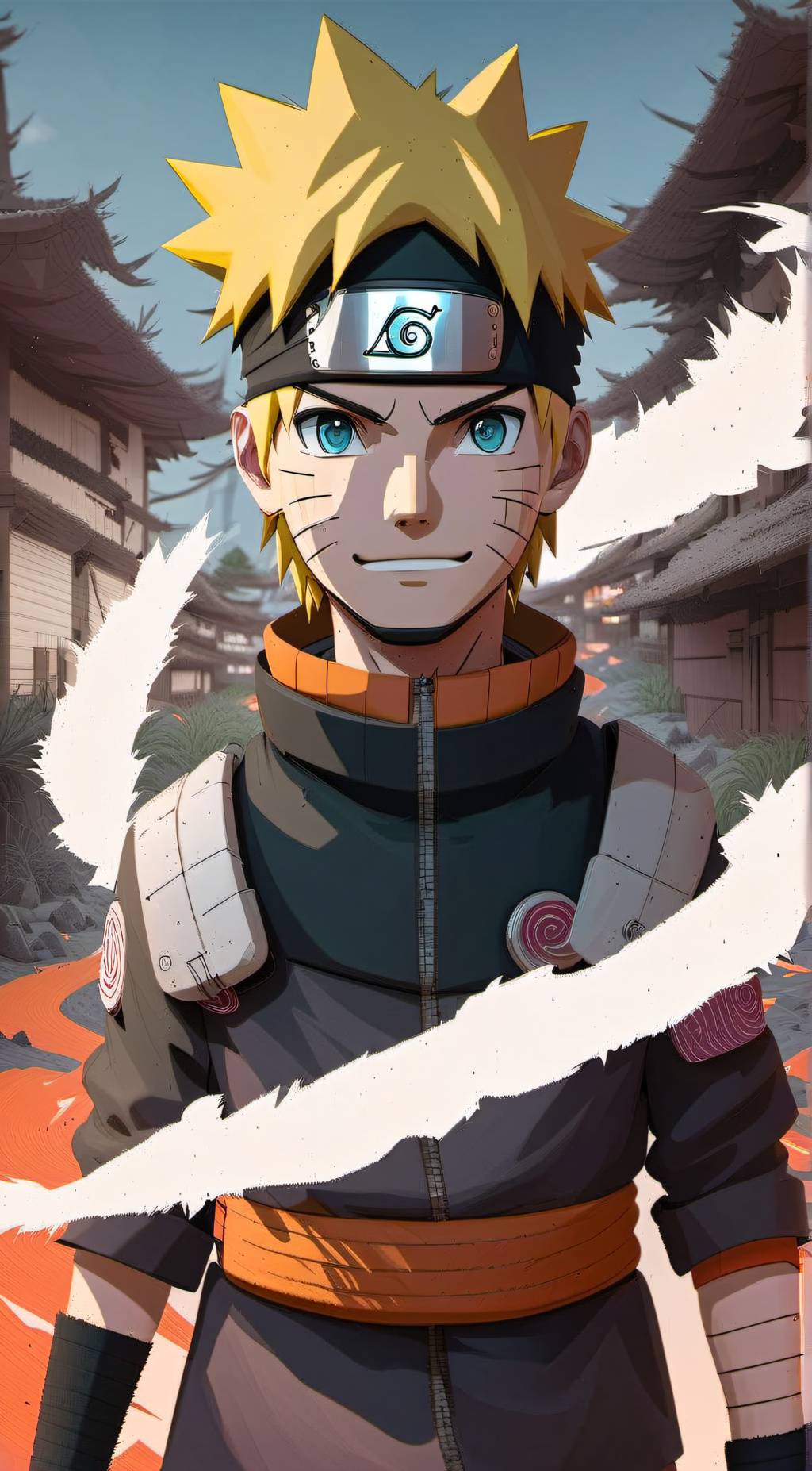 ai character: Naruto characters  background