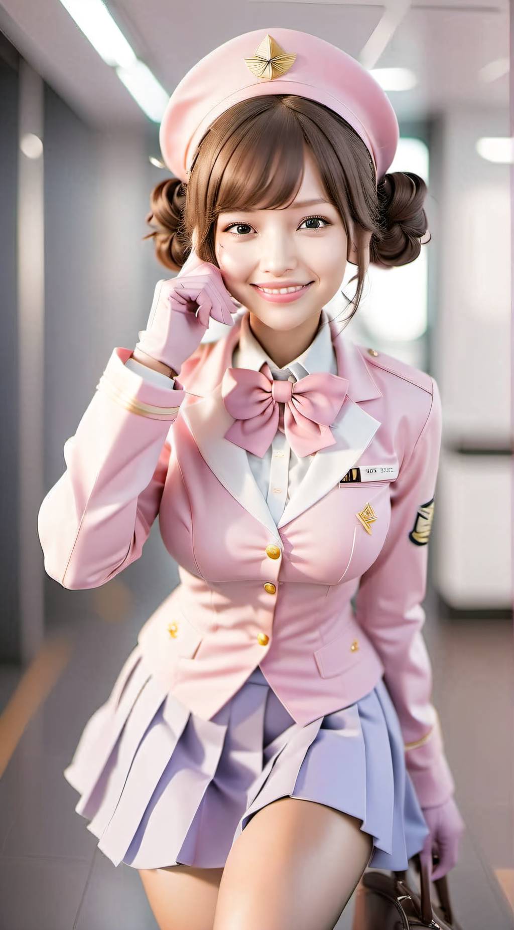 ai character: Haruka Mori background