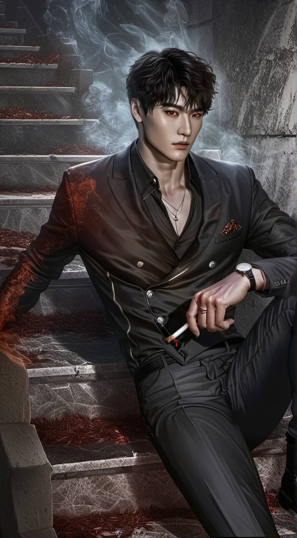 ai character: Satan~Read Choi background
