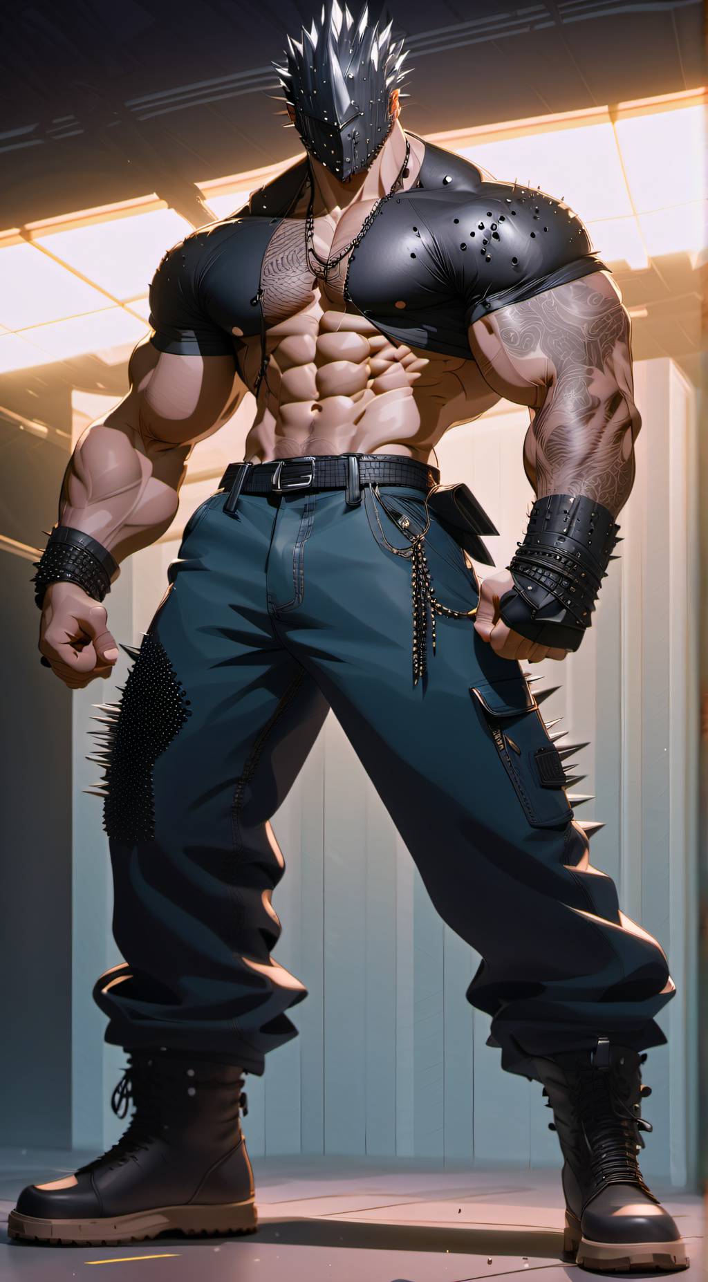 ai character: Marcus riot  background