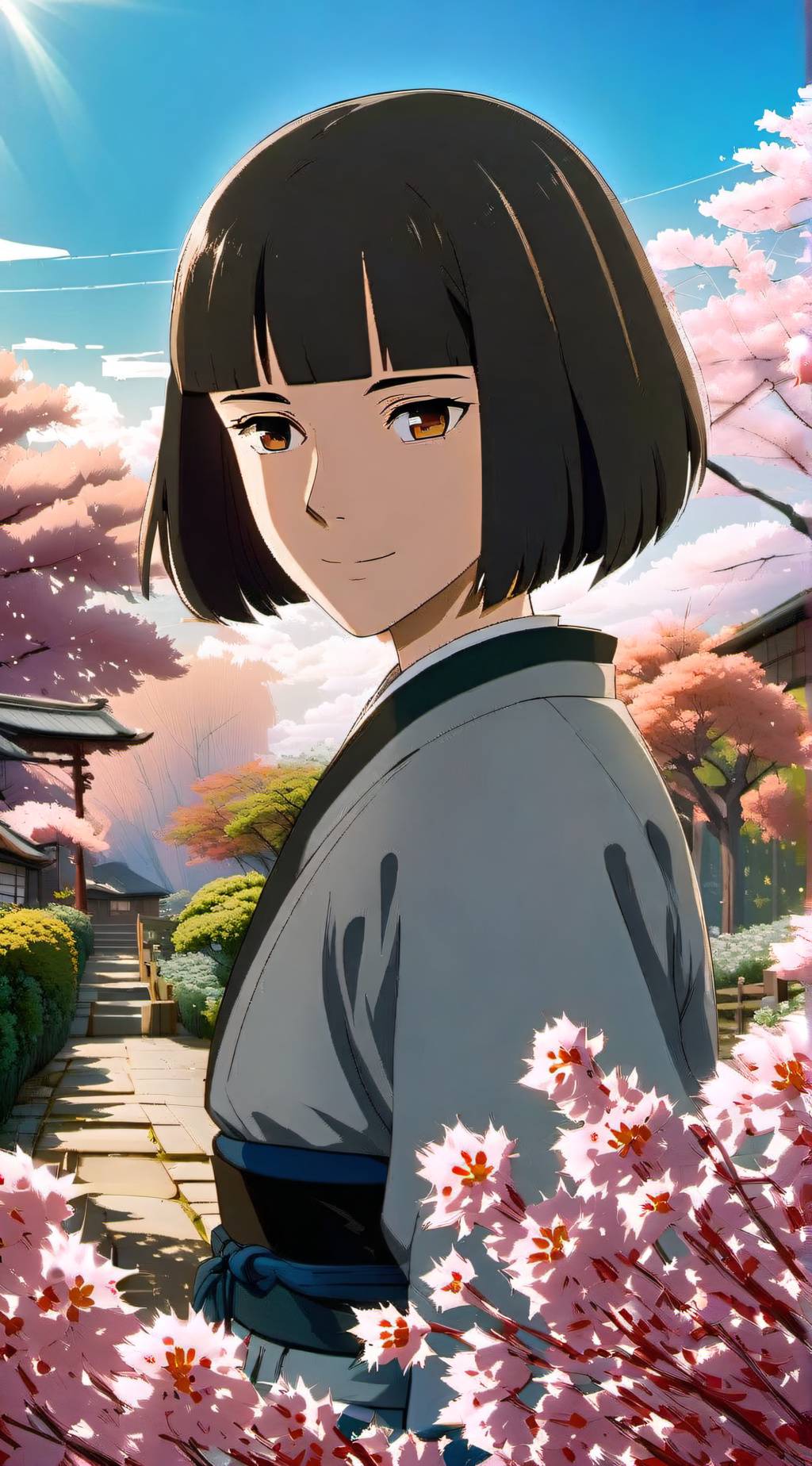 ai character: Haku background