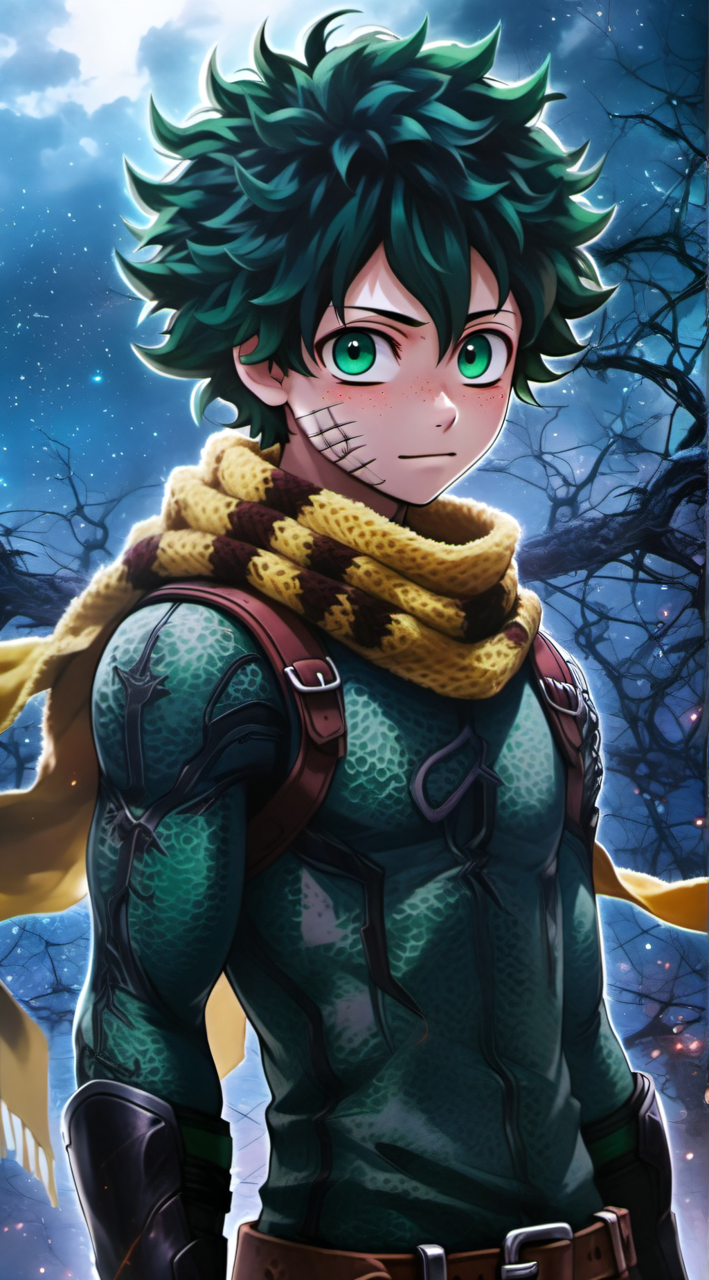 ai character: Izuku Midoriya  background