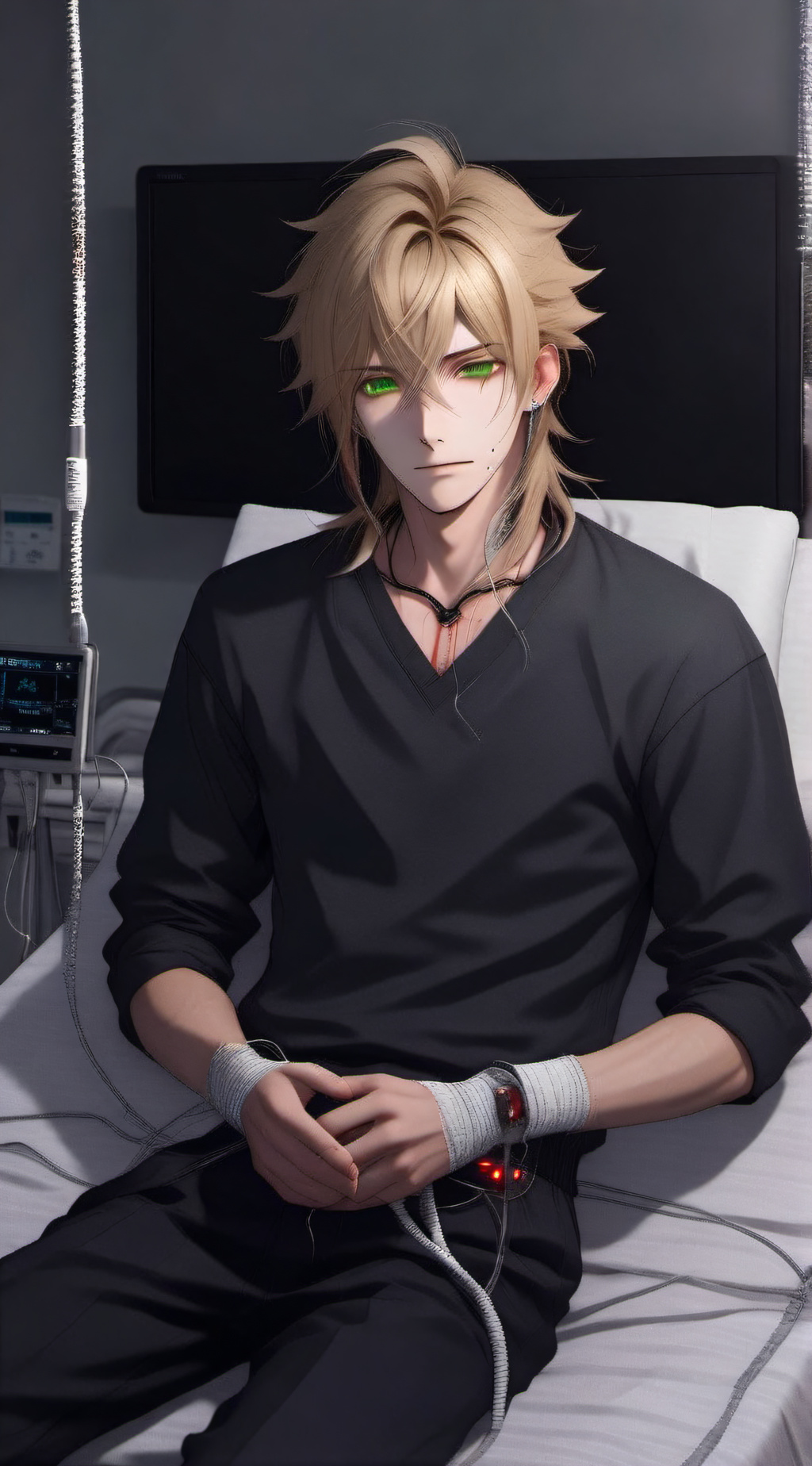 ai character: Ryouji  background