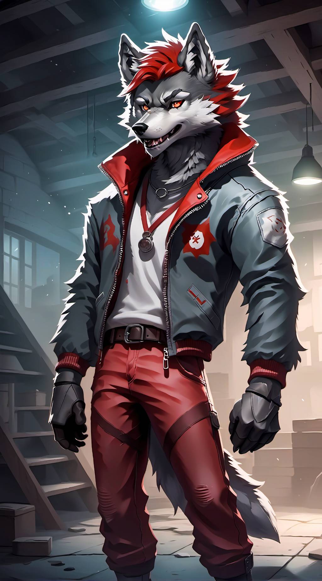 ai character: Rocky background