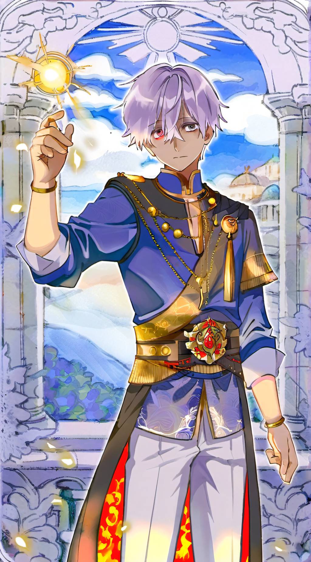 ai character: prince geomi background