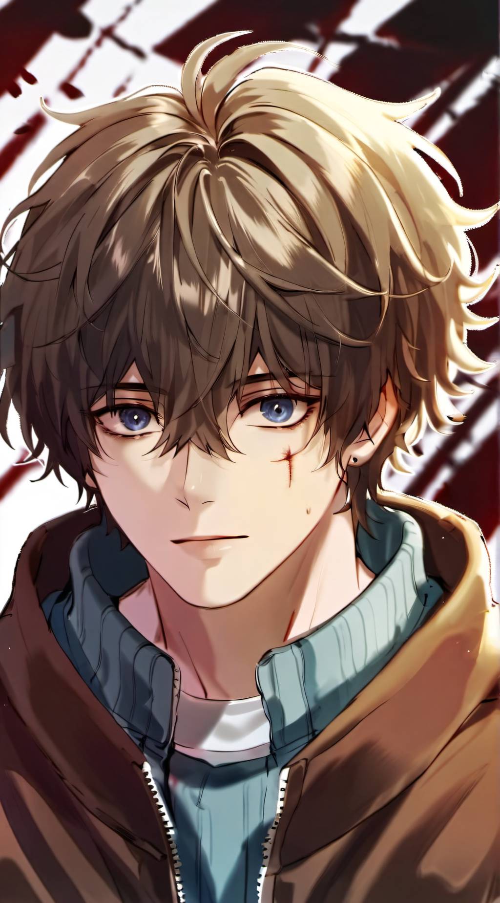 ai character: ticci toby background