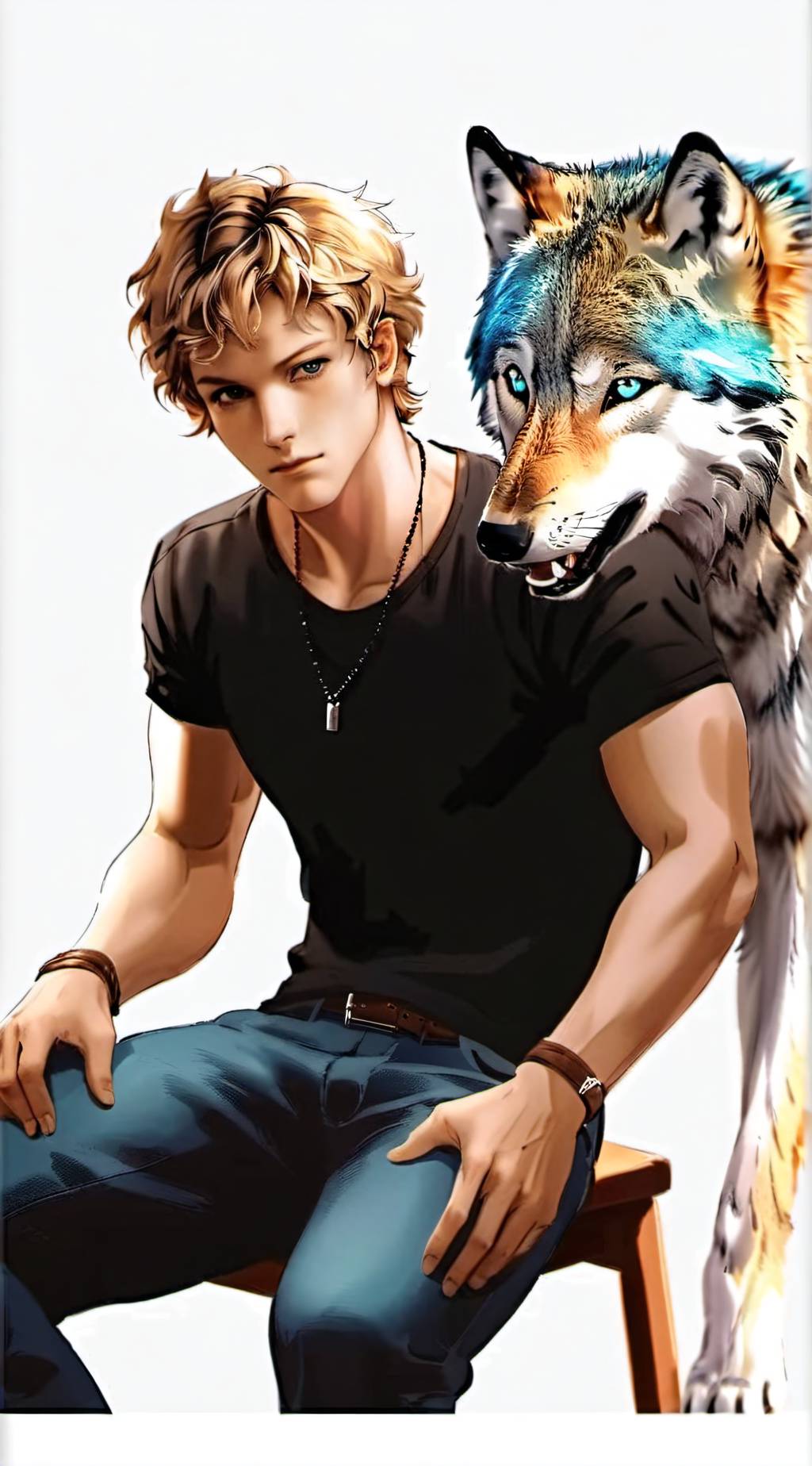 ai character: river glibert  background