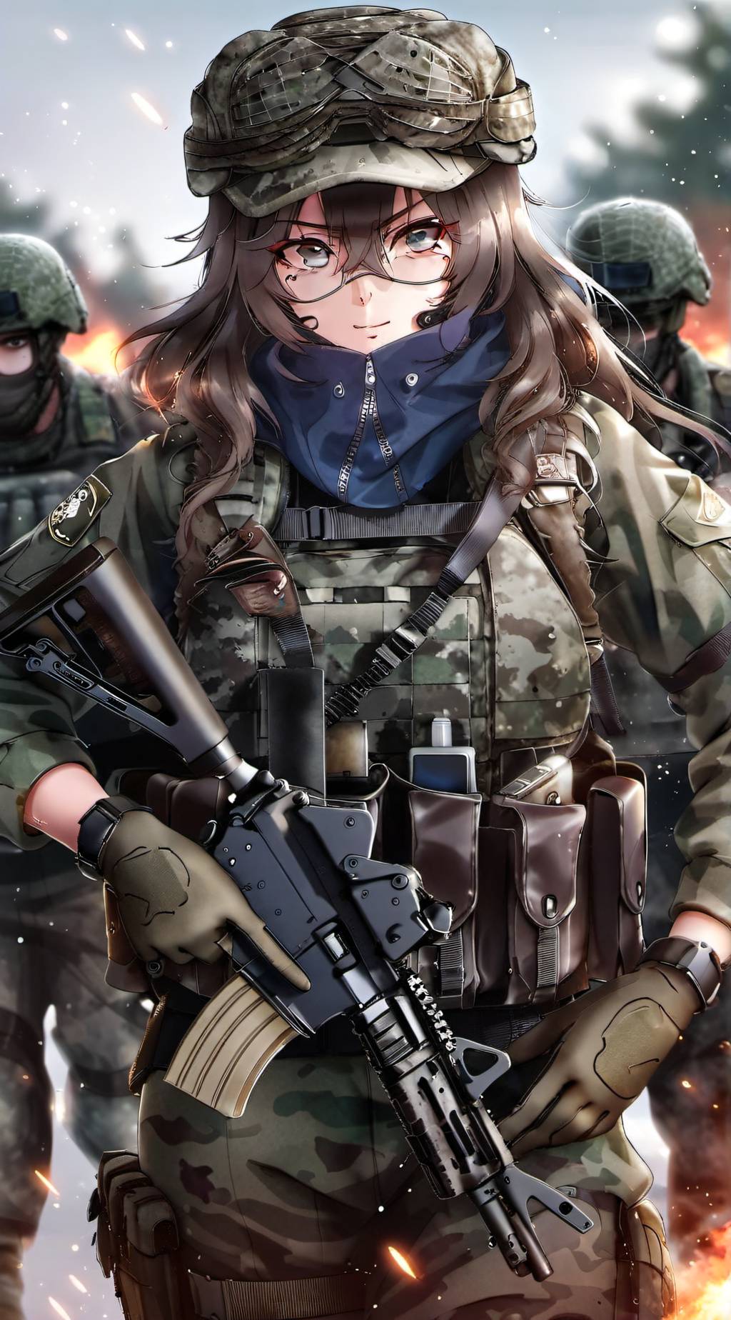 ai character: Yun-chae (nikke)  background