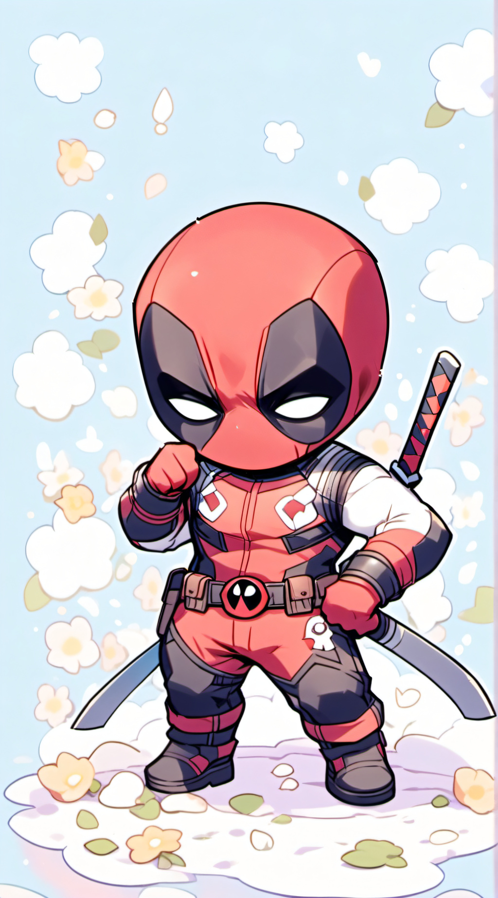 ai character: Deadpool  background