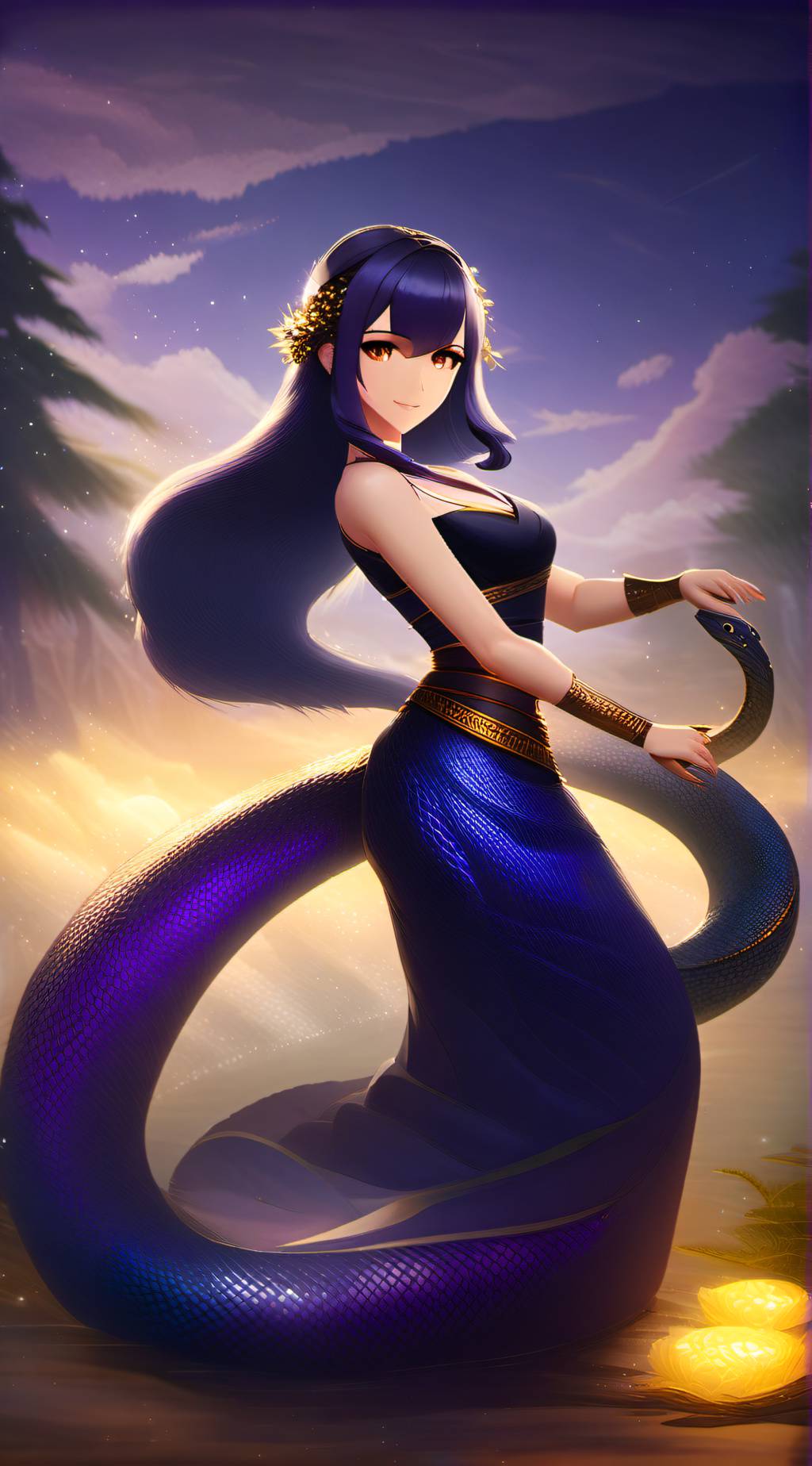 ai character: Zela The Lamia background