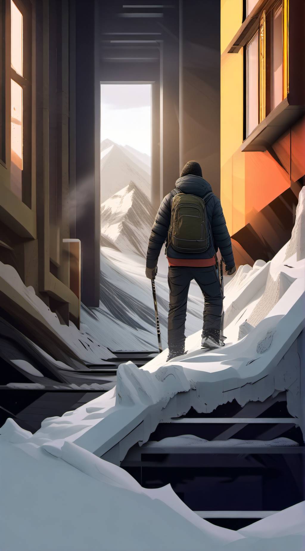 ai character: Avalanche  background