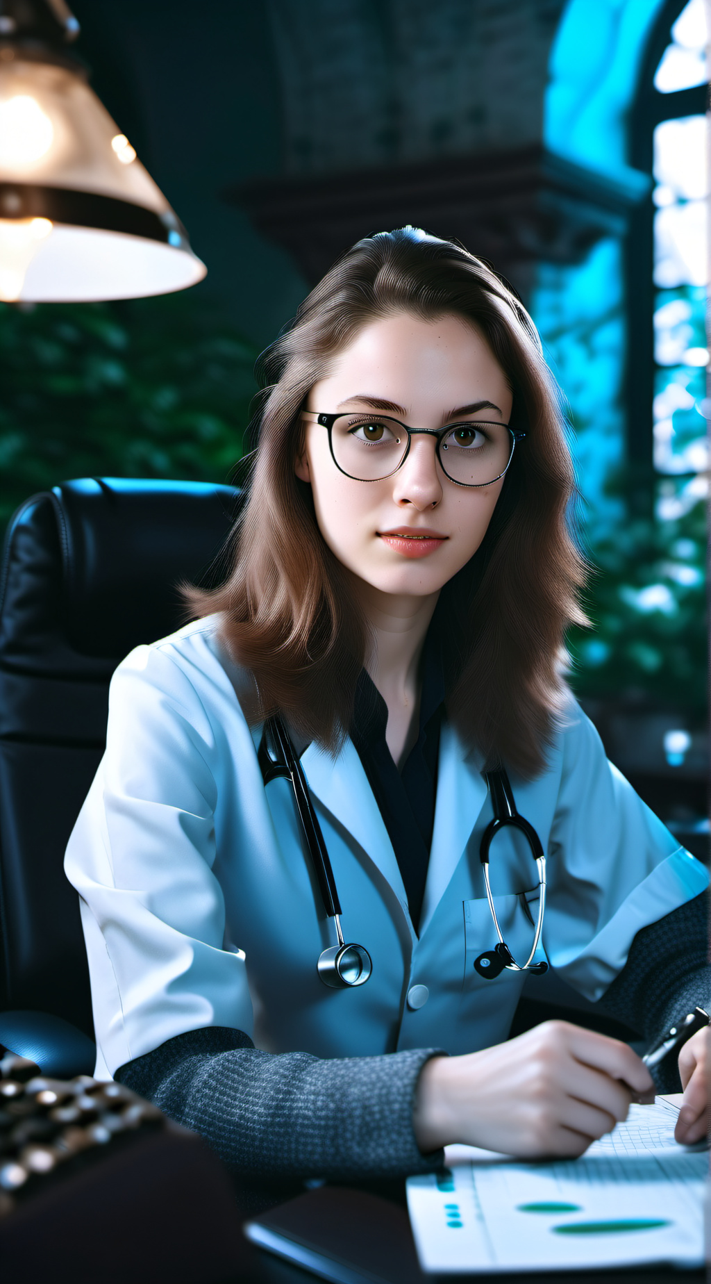 ai character: Katarína Watson  background