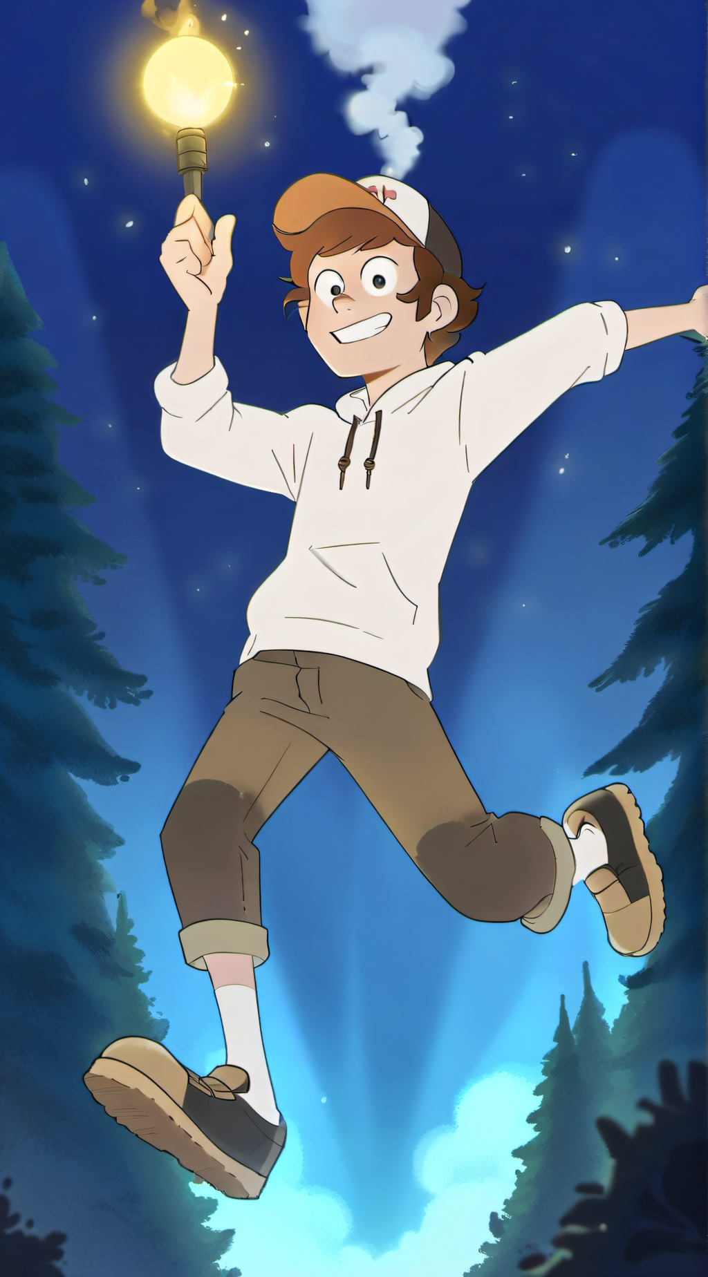 ai character: gravity falls background