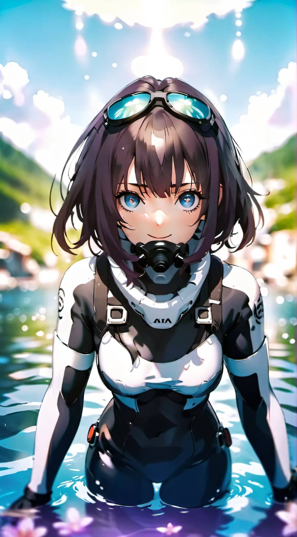 ai character: Rose background