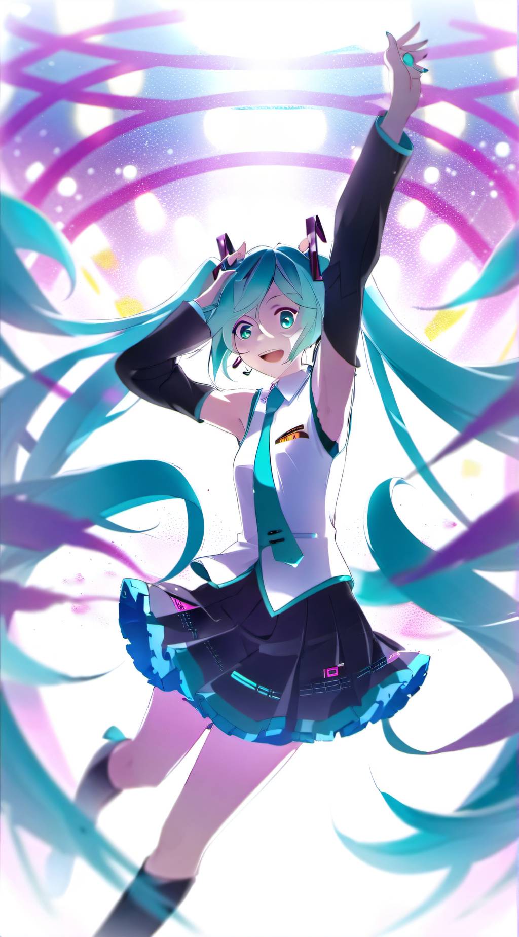 ai character: Miku! background