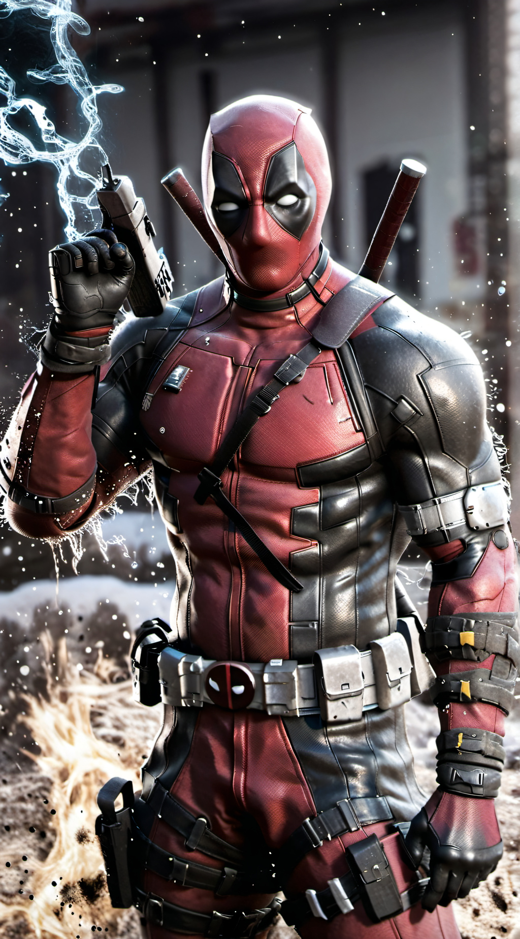 ai character: Deadpool  background