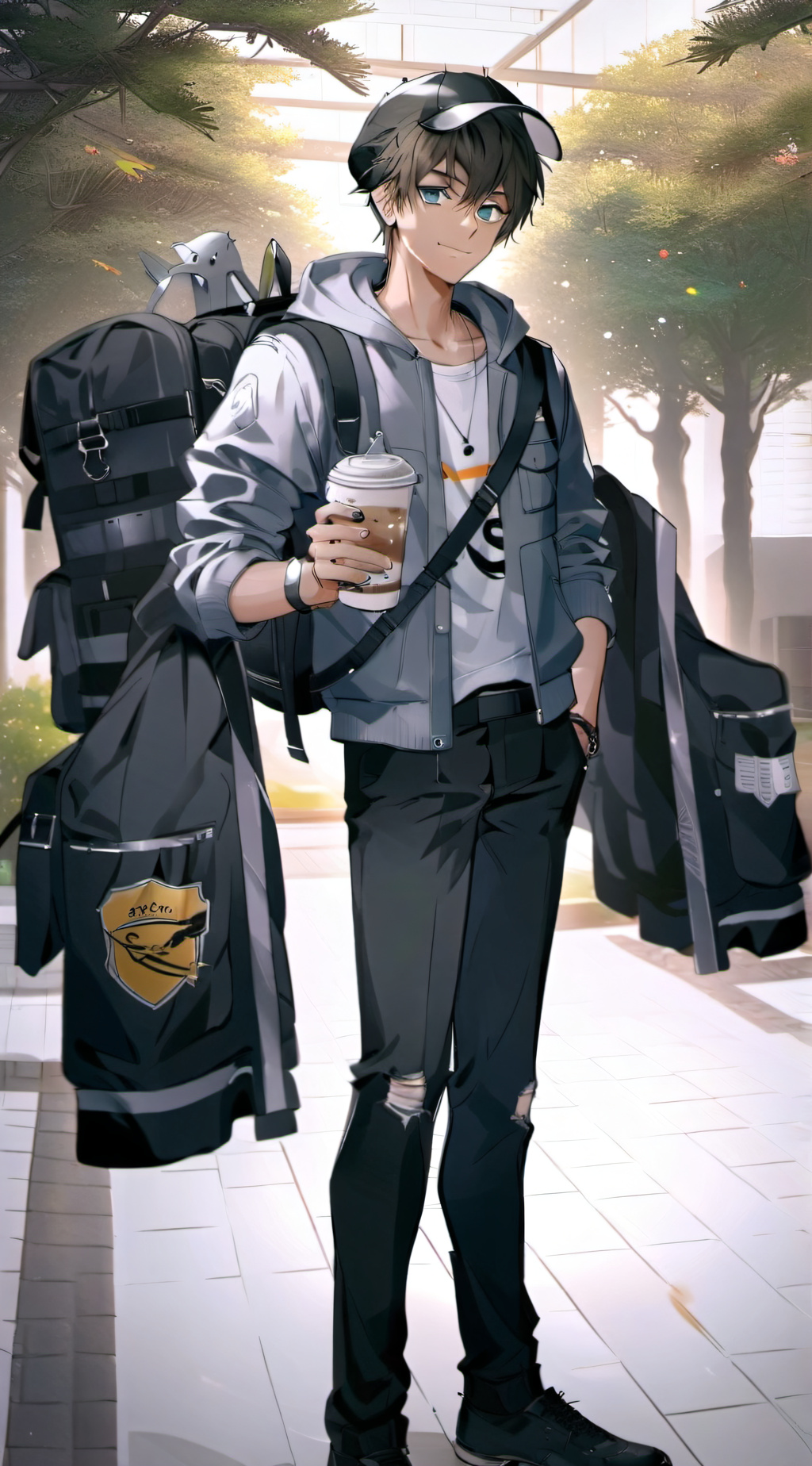 ai character: Alexander  background