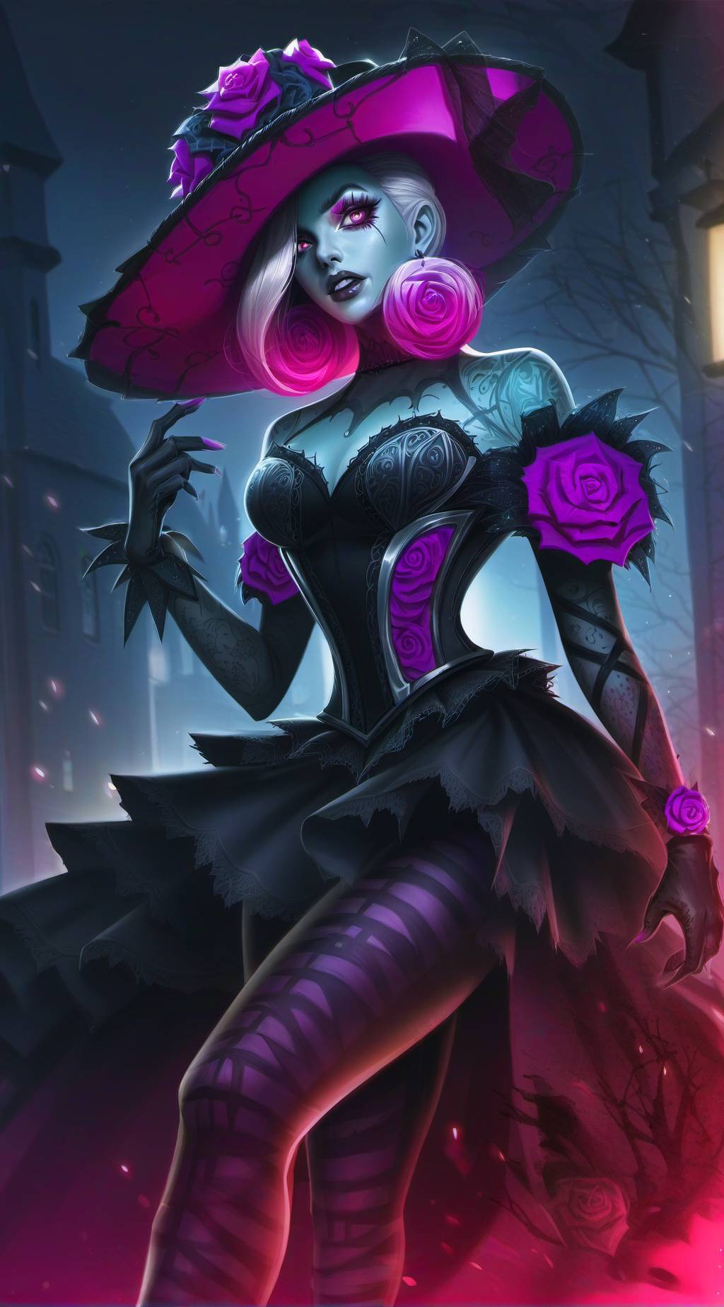 ai character: zombie boss background