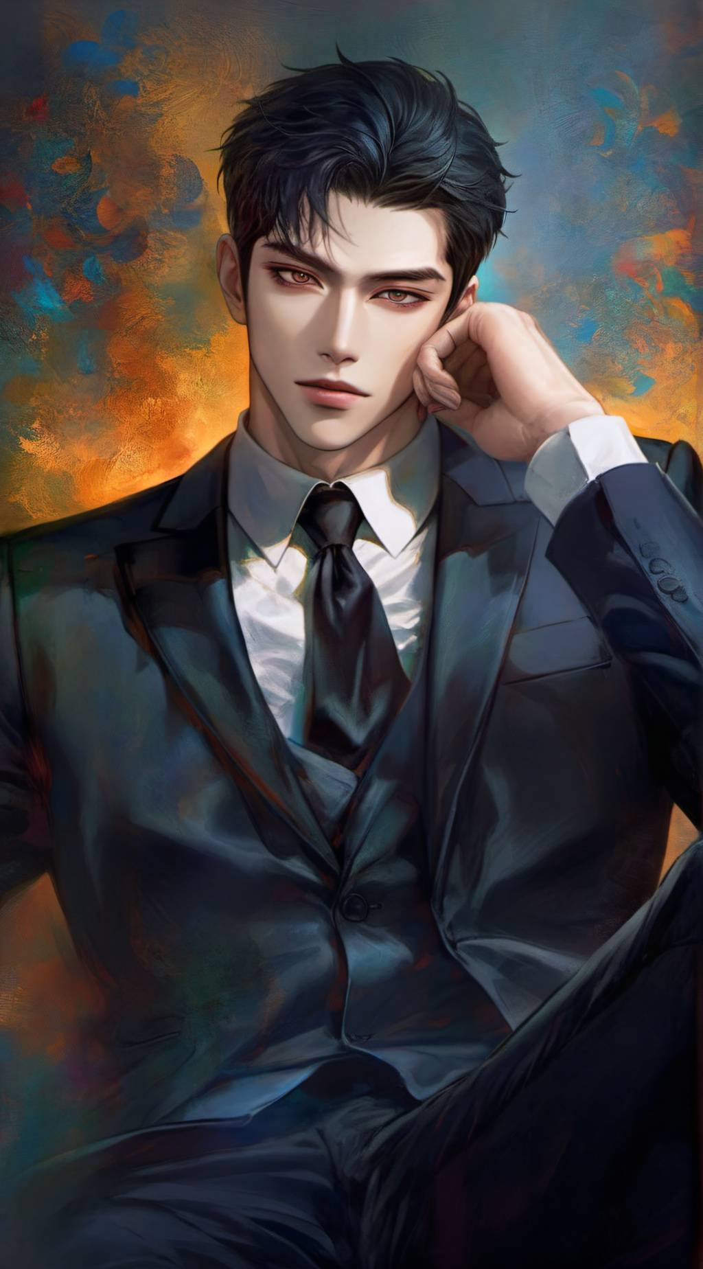 ai character: EddiE 🎭Y'BChairMaN background