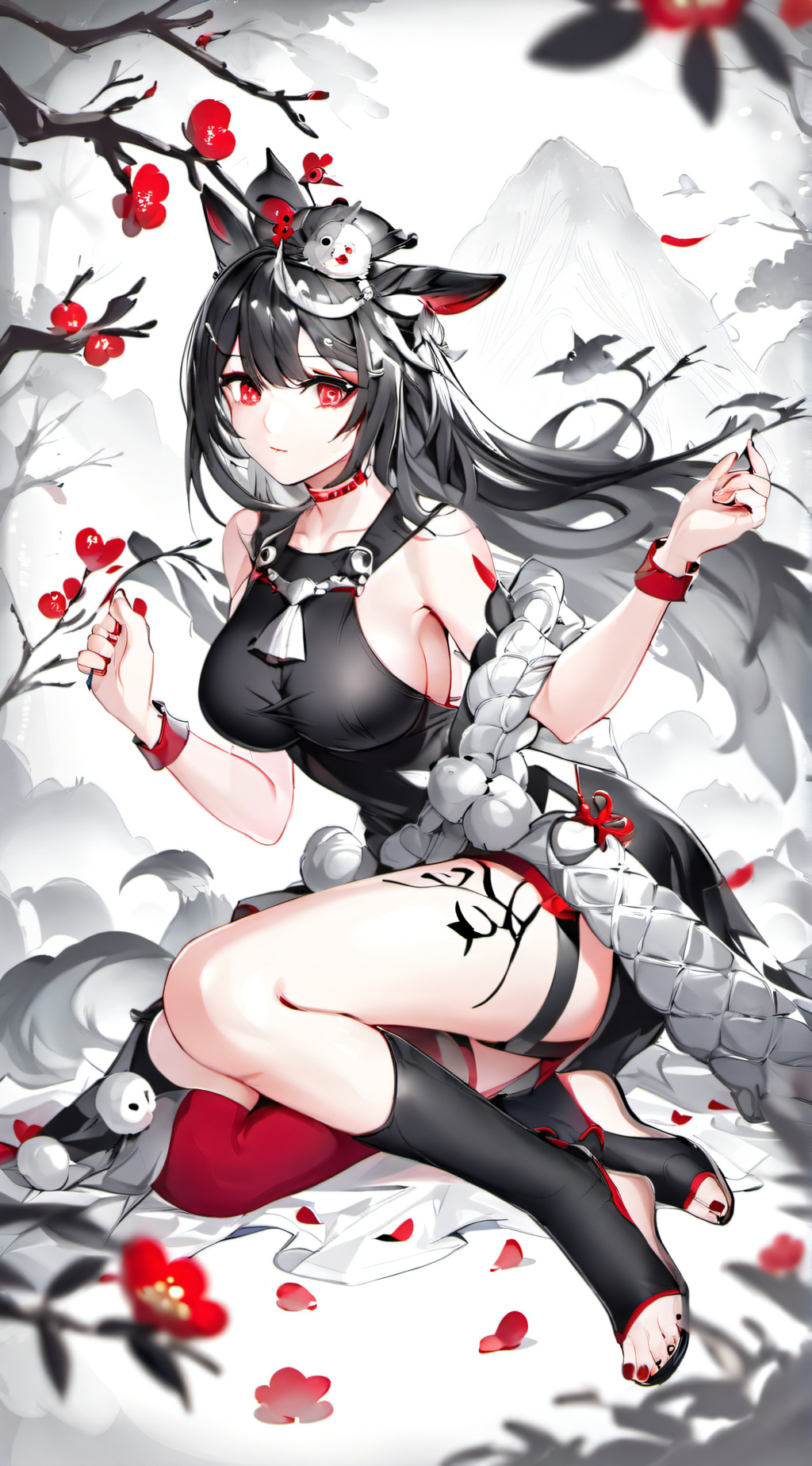 ai character: Monster Girl background
