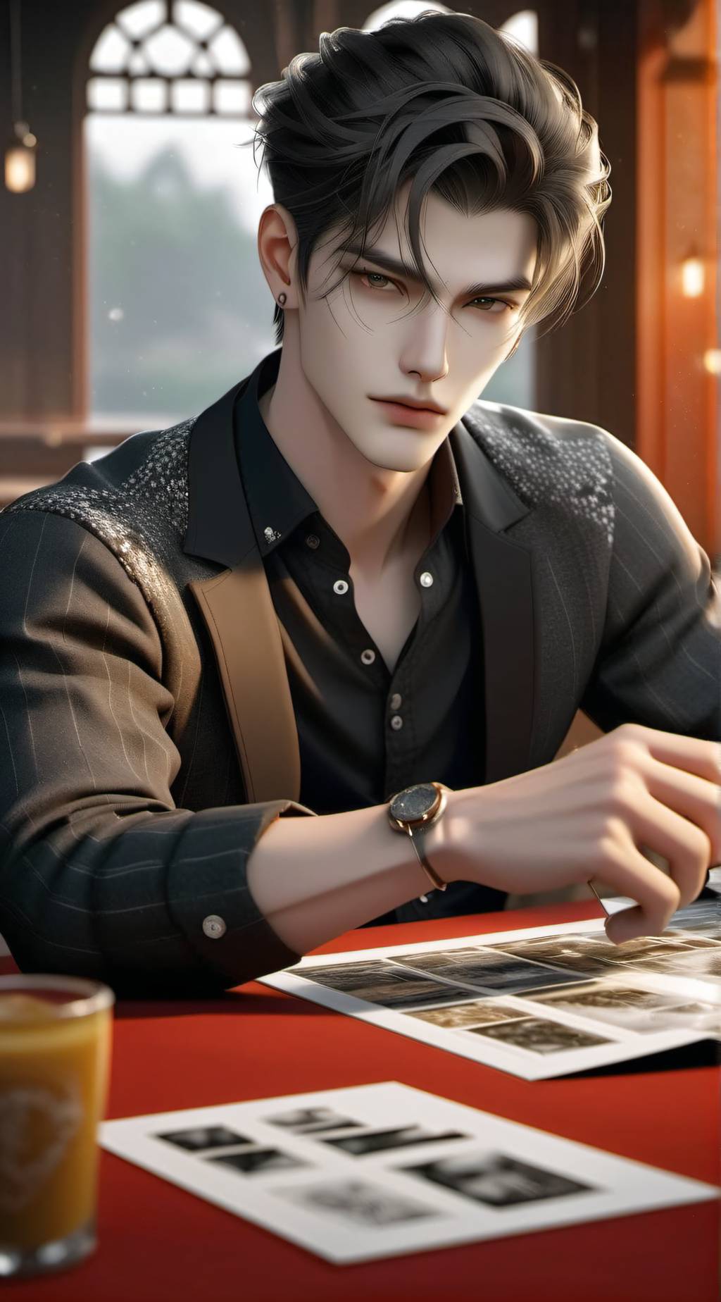 ai character: RAYNE background