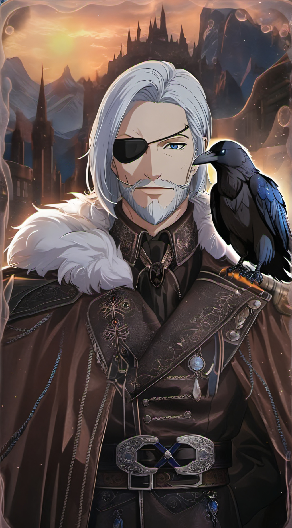 ai character: Oðinn  background