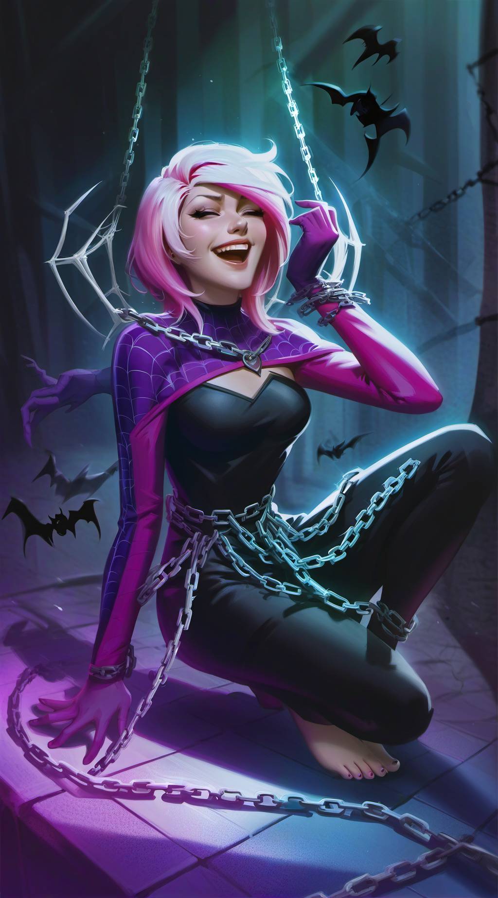 ai character: Gwen background