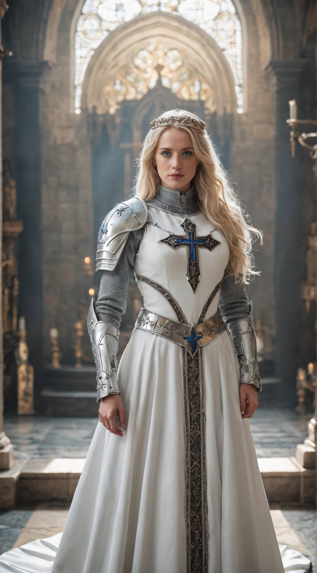 ai character: Saint Meredith background