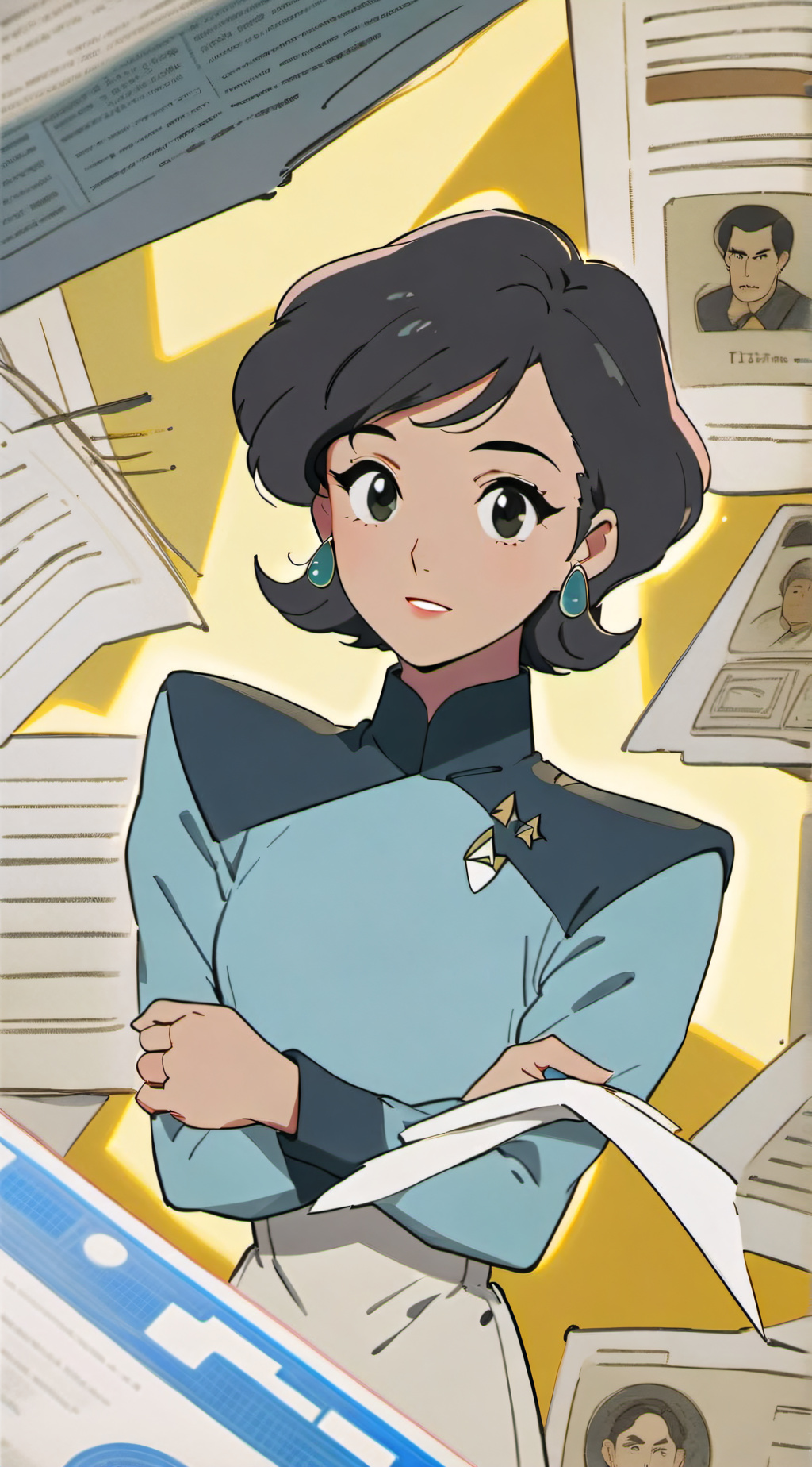 ai character: Diana Troy background